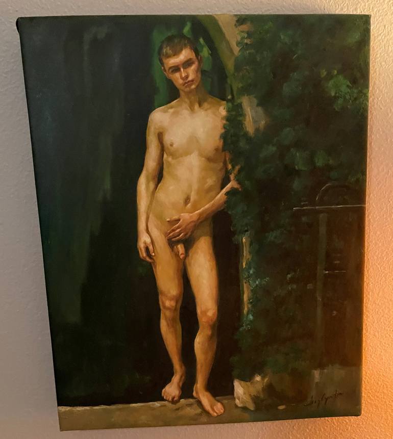 Original Fine Art Erotic Painting by Troy Caperton