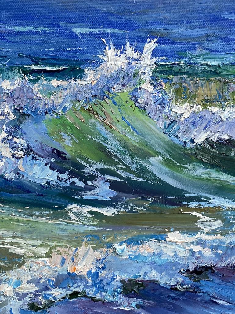 Original Seascape Painting by Luda Makarova