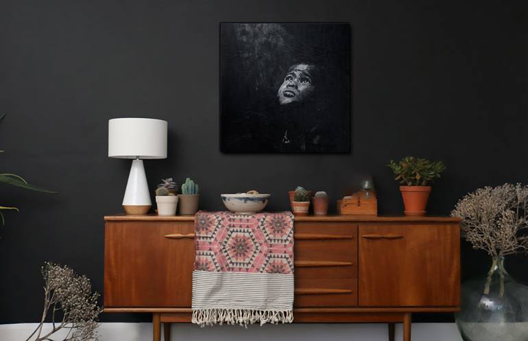 Original Abstract People Painting by Mitja Mithans