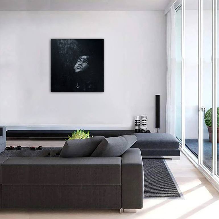 Original Abstract People Painting by Mitja Mithans
