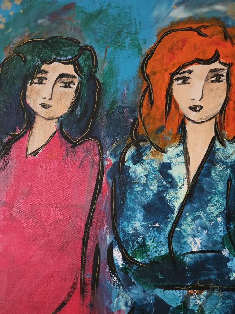 Original Conceptual Women Painting by Ghazal Ashrafian