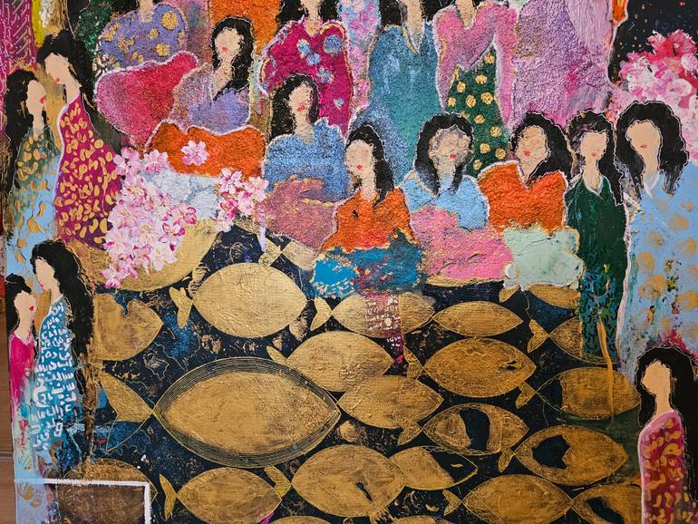 Original Conceptual Women Painting by Ghazal Ashrafian