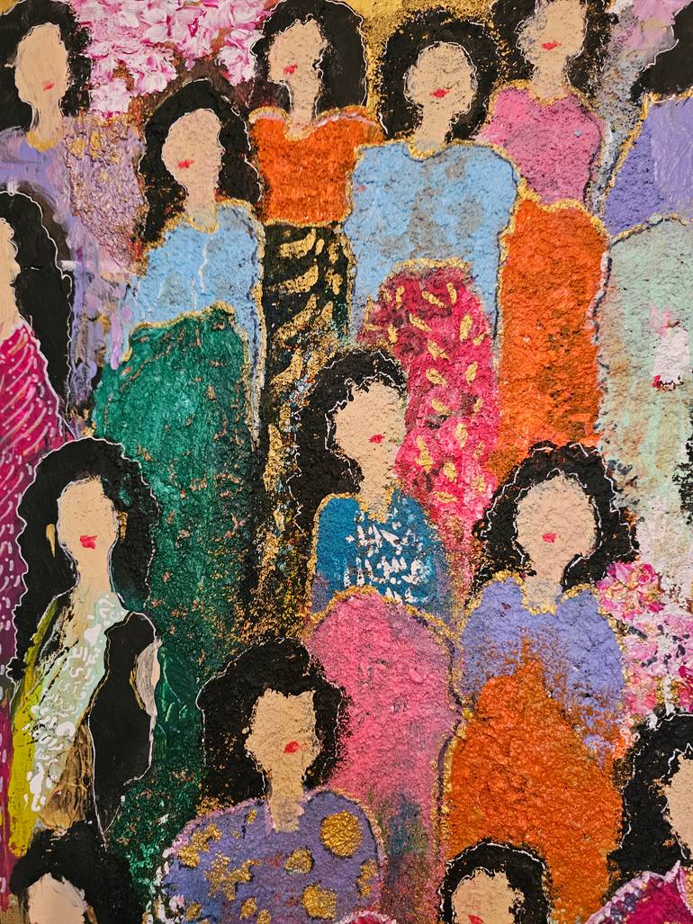 Original Conceptual Women Painting by Ghazal Ashrafian