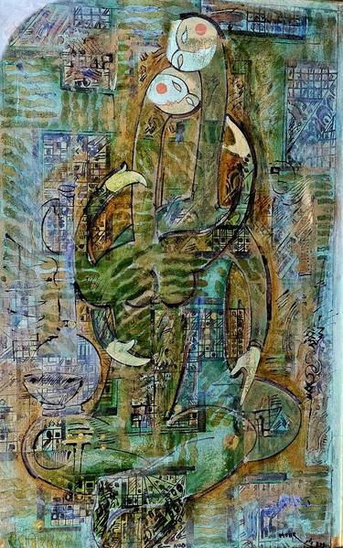 Original Symbolism Patterns Paintings by Ghazal Ashrafian