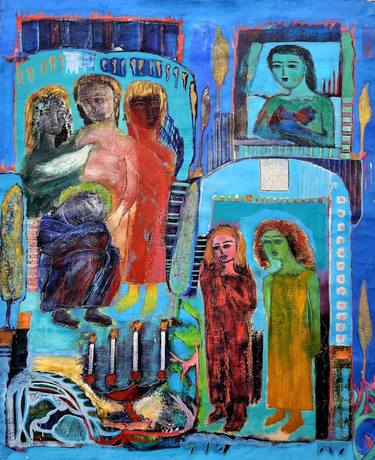 Original Symbolism Patterns Paintings by Ghazal Ashrafian