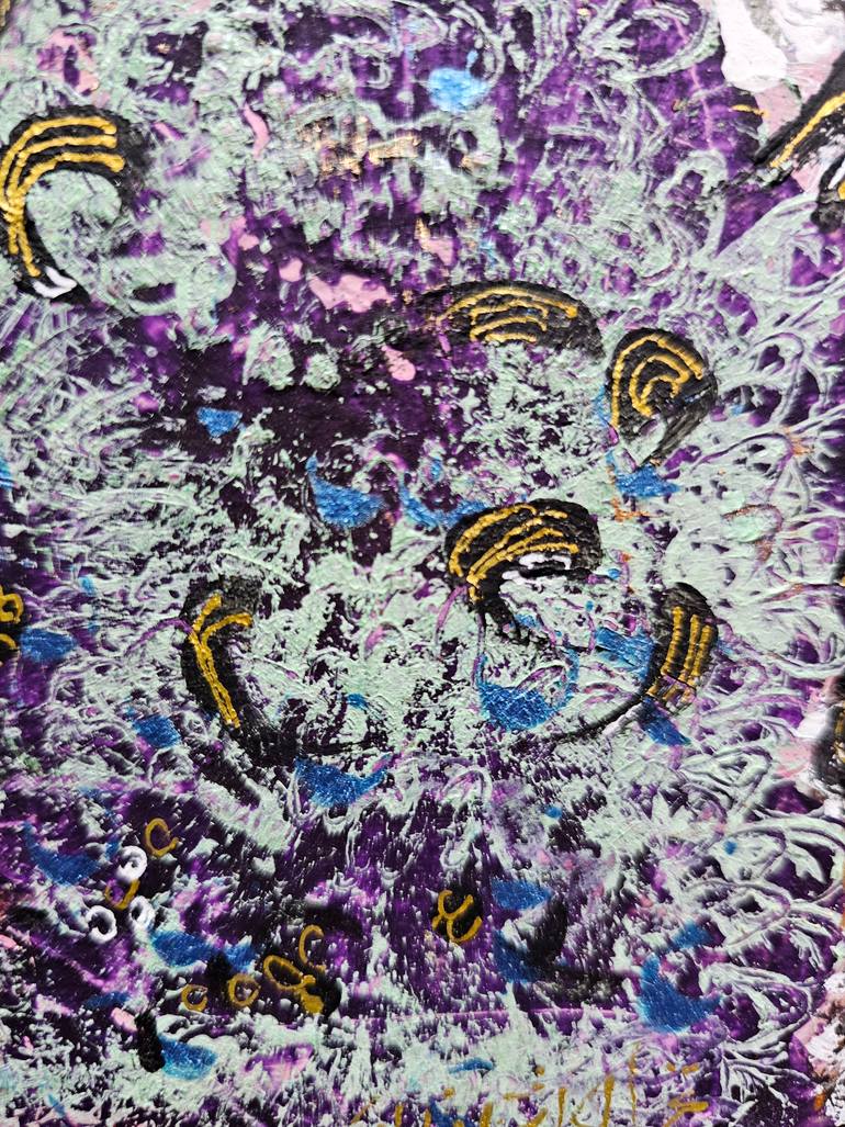 Original Symbolism People Painting by Ghazal Ashrafian