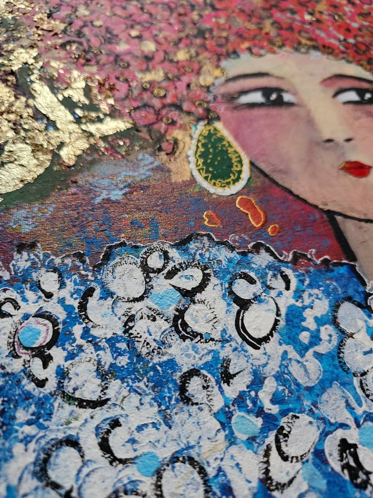 Original Symbolism Women Painting by Ghazal Ashrafian