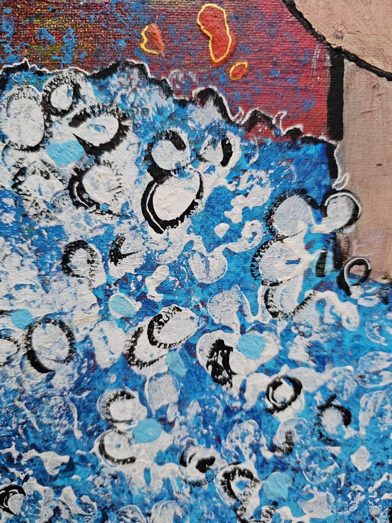 Original Symbolism Women Painting by Ghazal Ashrafian