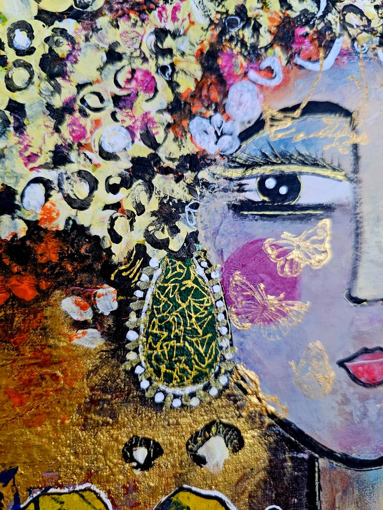 Original Symbolism Women Painting by Ghazal Ashrafian