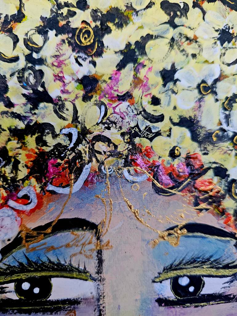 Original Symbolism Women Painting by Ghazal Ashrafian