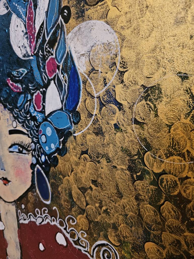 Original Fine Art Women Painting by Ghazal Ashrafian