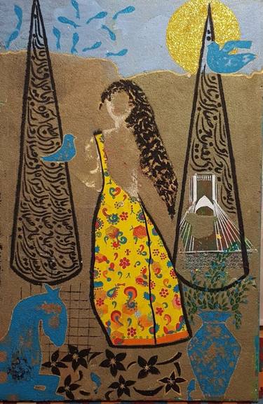 Original Fine Art Women Paintings by Ghazal Ashrafian
