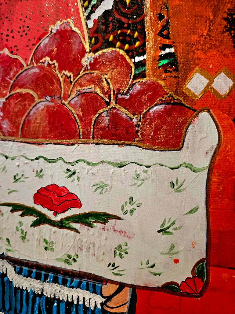 Original Fine Art Women Painting by Ghazal Ashrafian