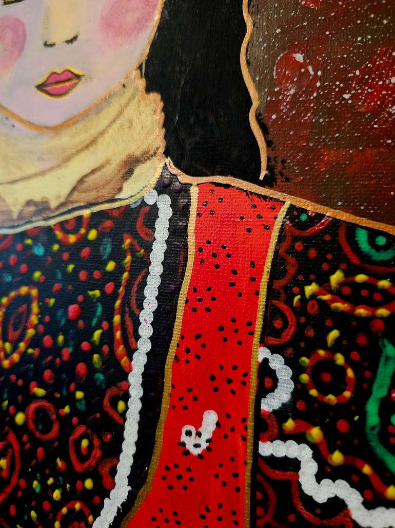 Original Fine Art Women Painting by Ghazal Ashrafian
