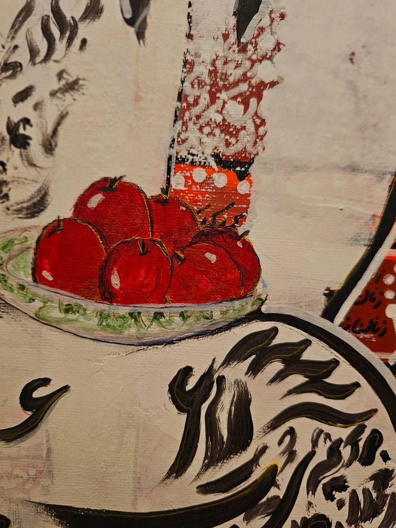 Original Fine Art Women Painting by Ghazal Ashrafian