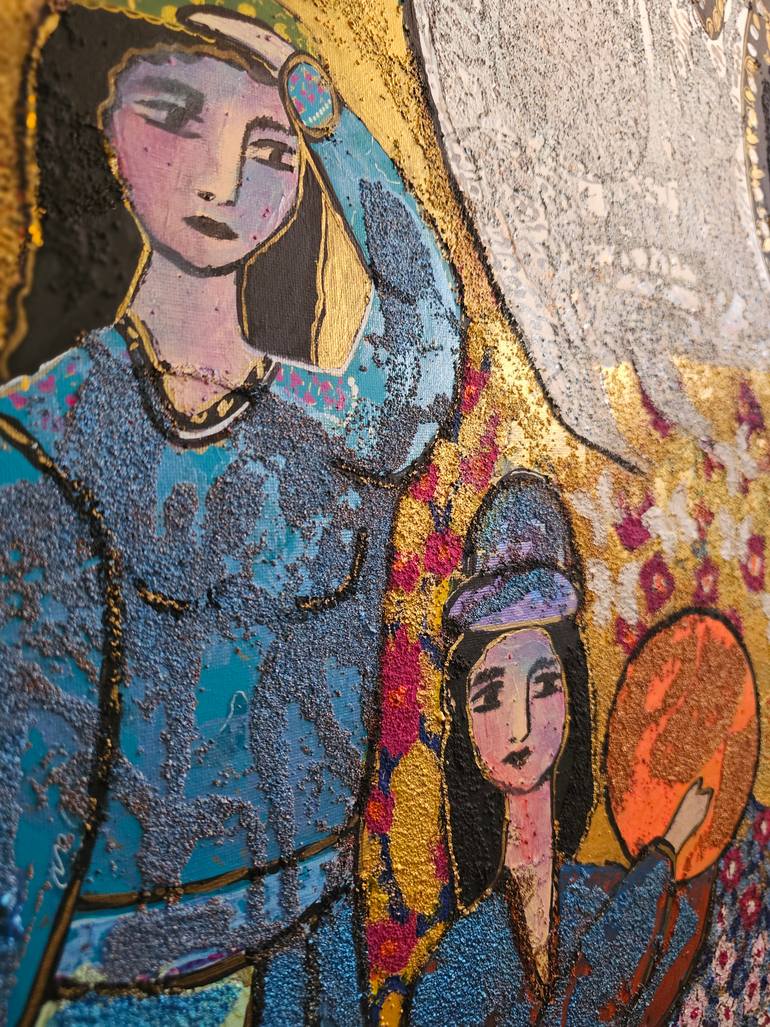 Original Other Women Painting by Ghazal Ashrafian
