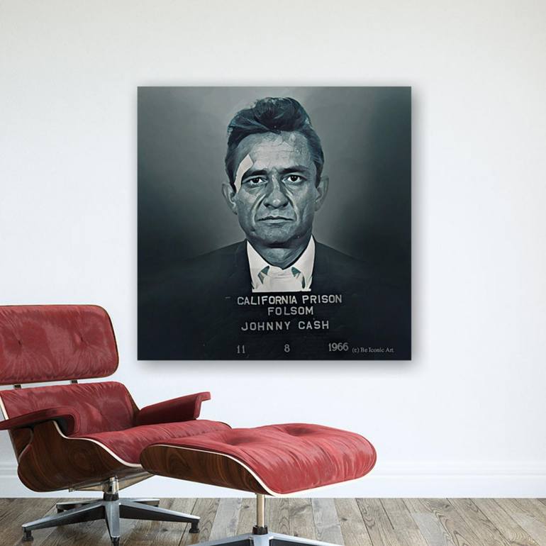 Original Modernism Pop Culture/Celebrity Painting by Be  Iconic