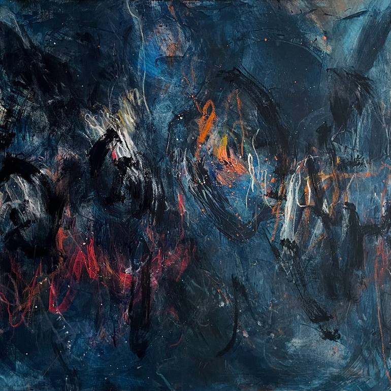 Print of Abstract Expressionism Abstract Painting by Anastassia Bianchi
