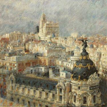 Original Cities Paintings by Felix Gonzalez Mateos