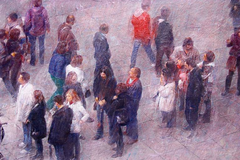 Original Figurative Men Painting by Felix Gonzalez Mateos