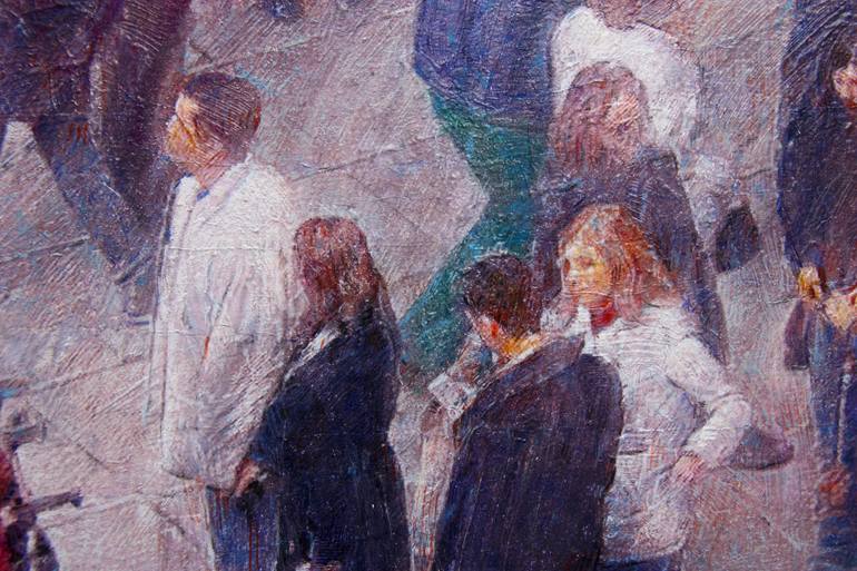 Original Figurative Men Painting by Felix Gonzalez Mateos