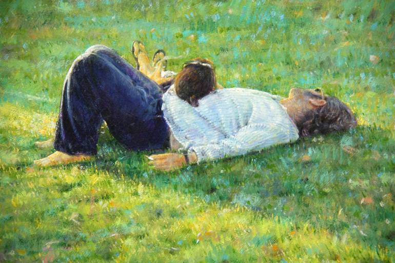 Original Figurative Nature Painting by Felix Gonzalez Mateos