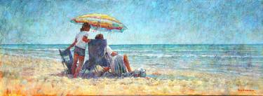 Original Beach Paintings by Felix Gonzalez Mateos