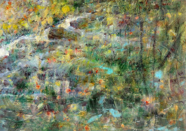 Original Figurative Landscape Painting by Felix Gonzalez Mateos