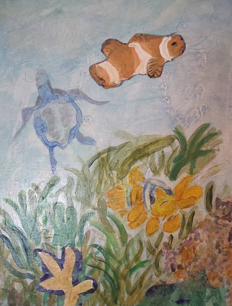 Original Conceptual Animal Painting by Suzanne Berthier