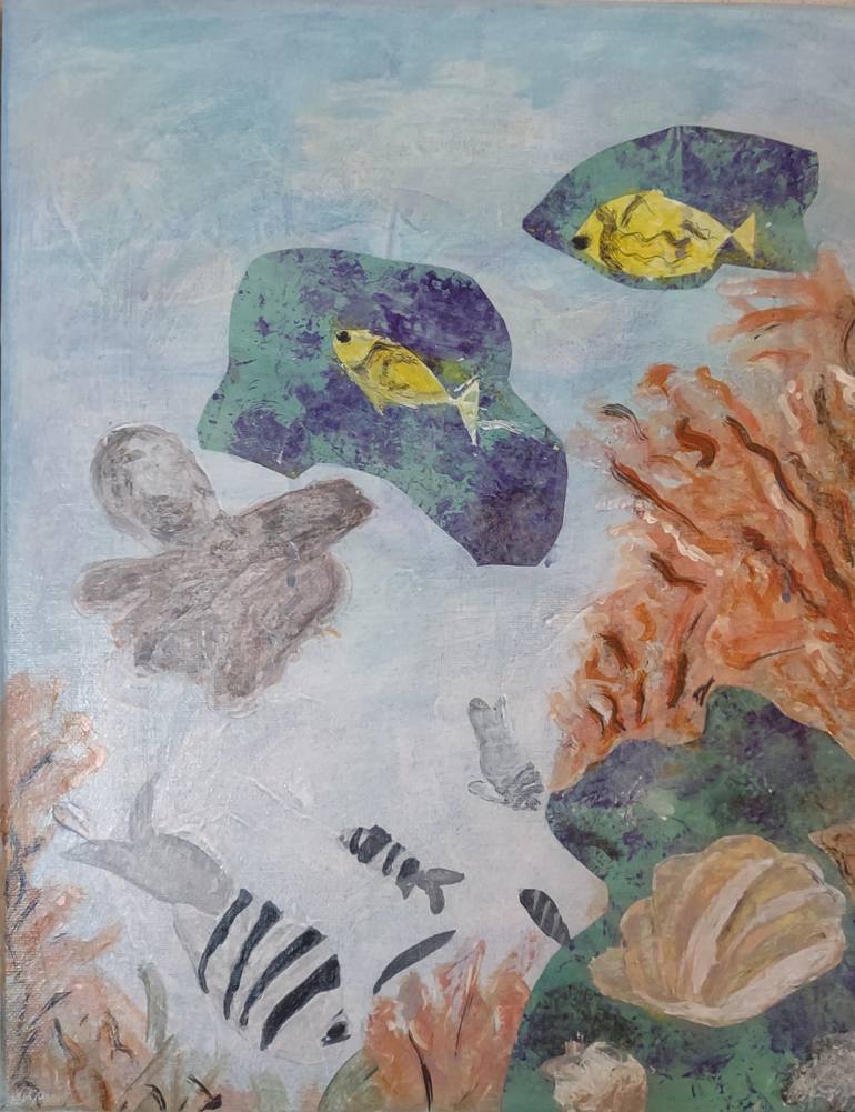 Original Conceptual Animal Painting by Suzanne Berthier