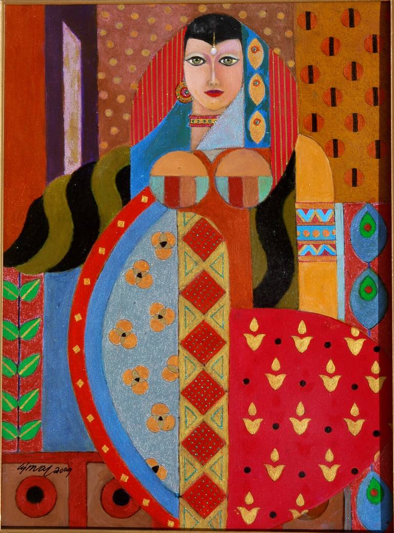 The Pricess Painting by Ajmal Husain | Saatchi Art