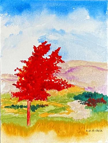 Original Tree Paintings by Carole Valle