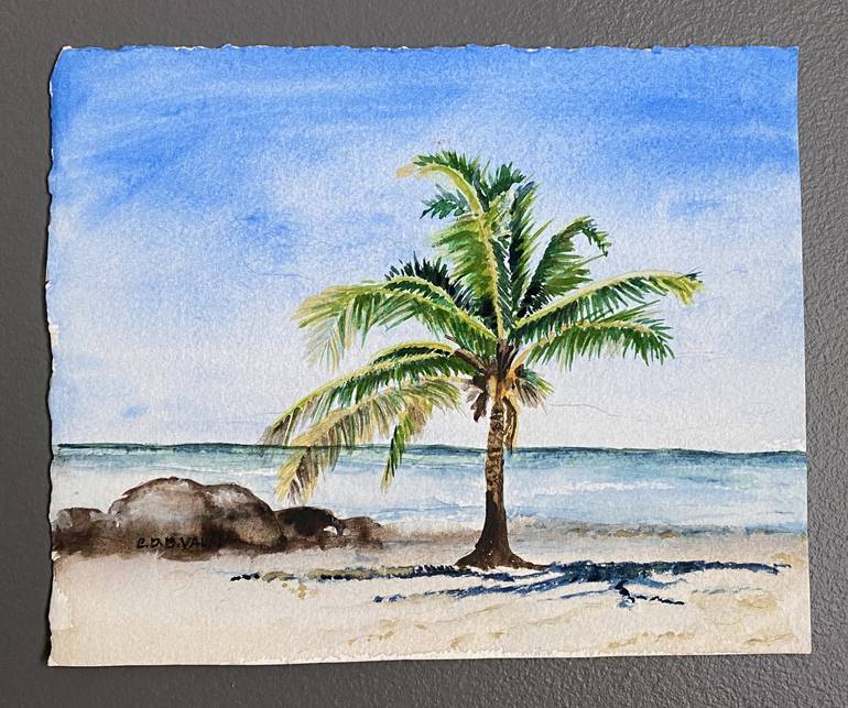 Original Fine Art Beach Painting by Carole Valle