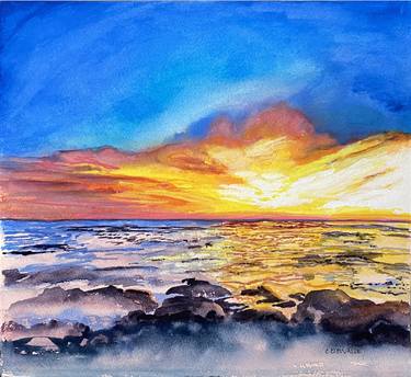 Original Fine Art Water Paintings by Carole Valle