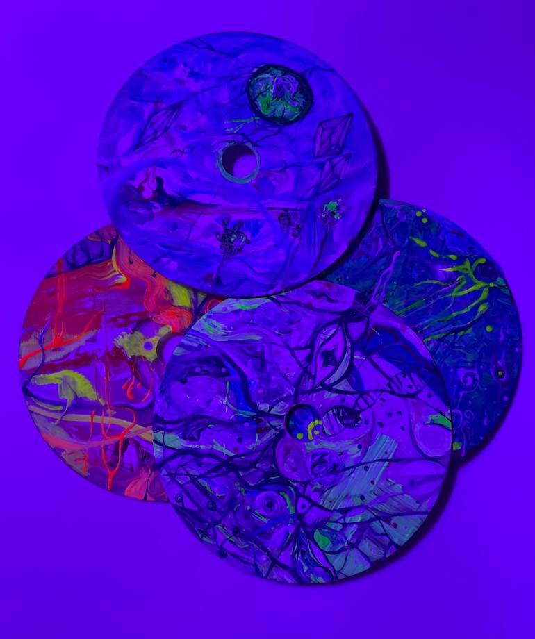 Original Abstract Fantasy Installation by Ann Fractal