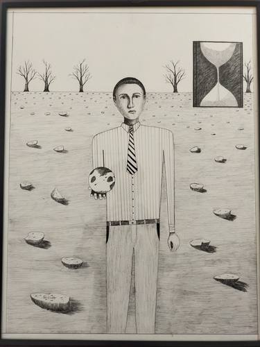 Original Black & White Nature Drawing by Subodh Singh
