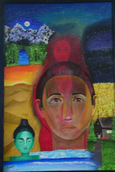 Original Figurative Seasons Paintings by subodh singh