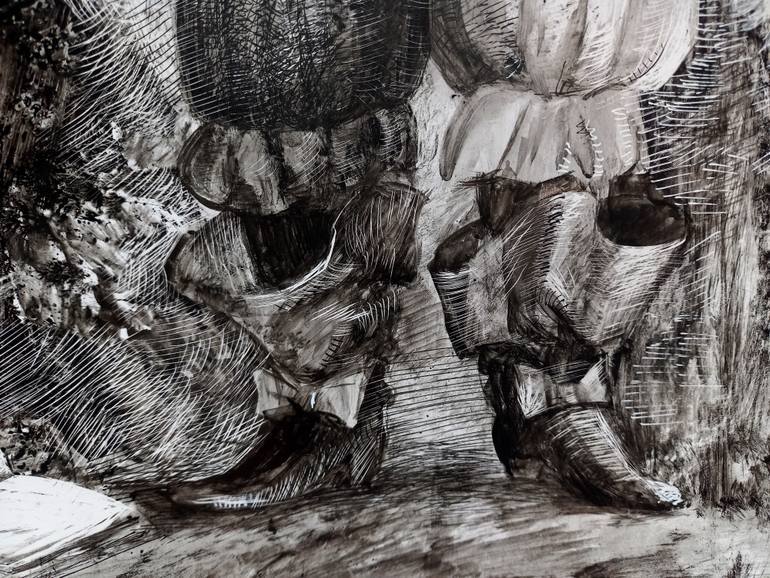 Original Symbolism Cinema Drawing by Lana Korolievskaia