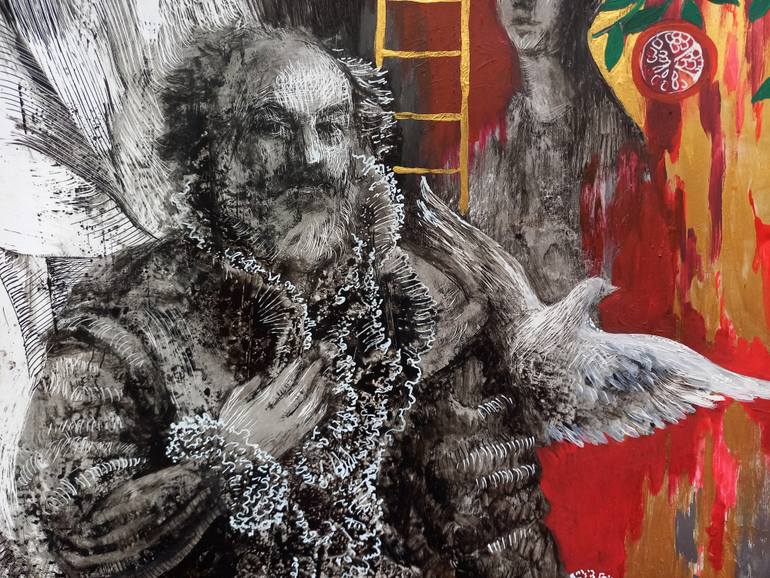 Original Symbolism Cinema Drawing by Lana Korolievskaia