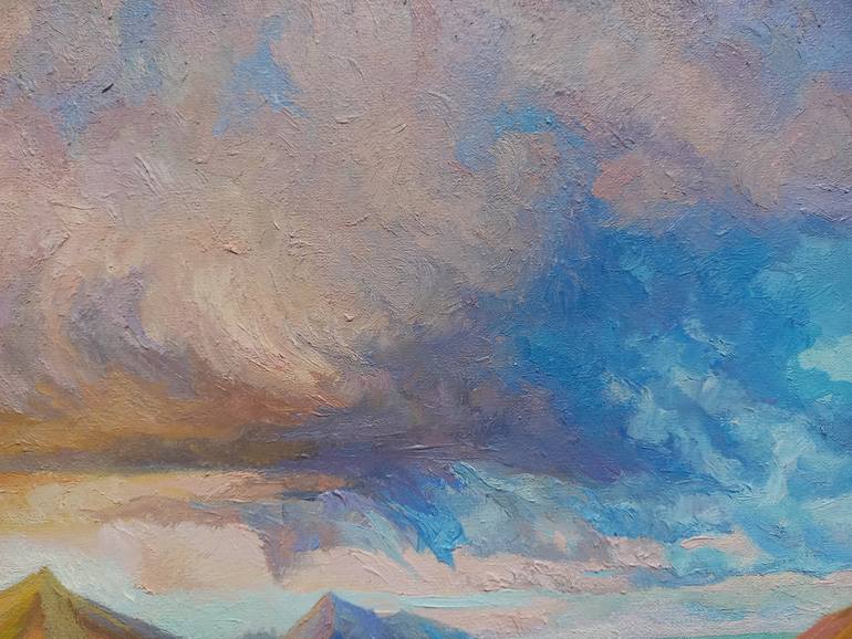 Original Symbolism Landscape Painting by Lana Korolievskaia