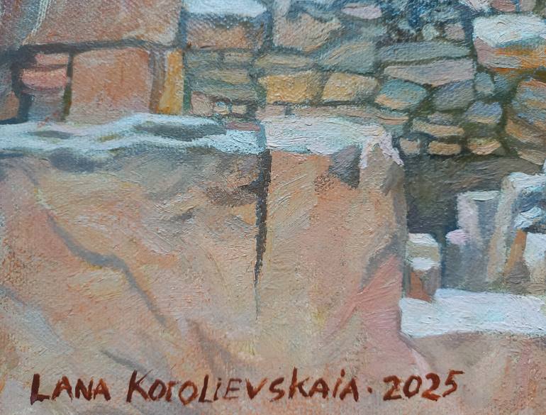 Original Symbolism Landscape Painting by Lana Korolievskaia