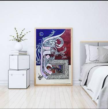 Original Abstract Calligraphy Paintings by zoraysh khan