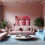 The Pink Symphony| Luxury Art For Sale | View #2