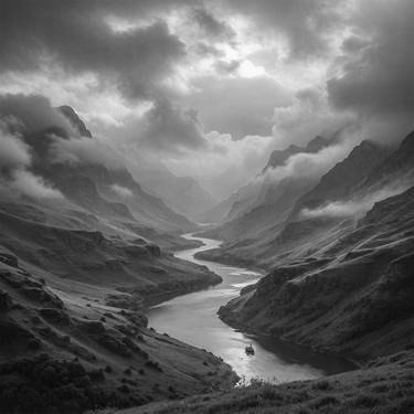 Original Black & White Landscape Photography by Felipe Hueb