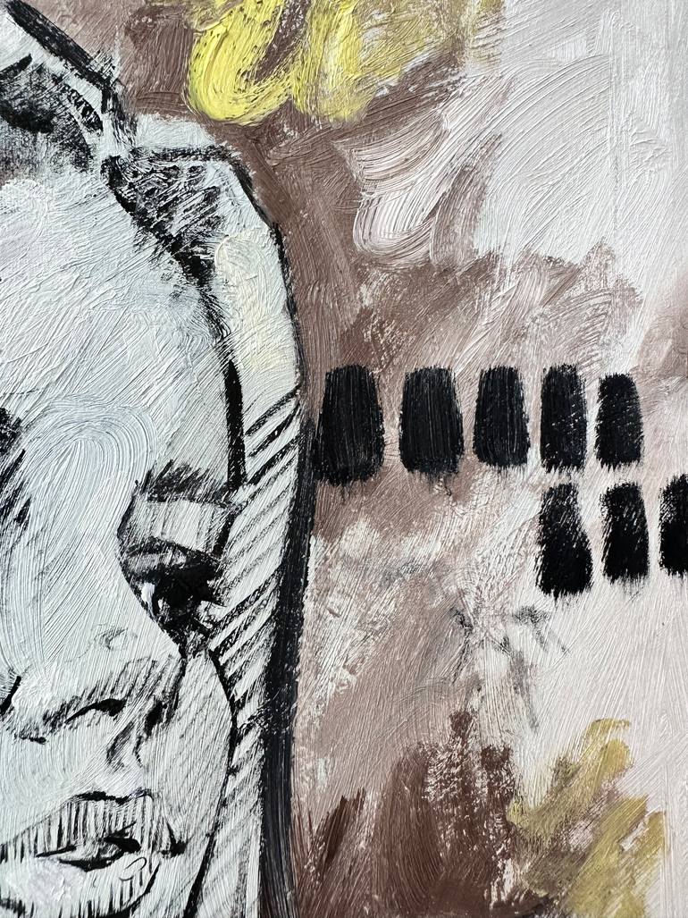 Original Abstract People Painting by Marina Ogai
