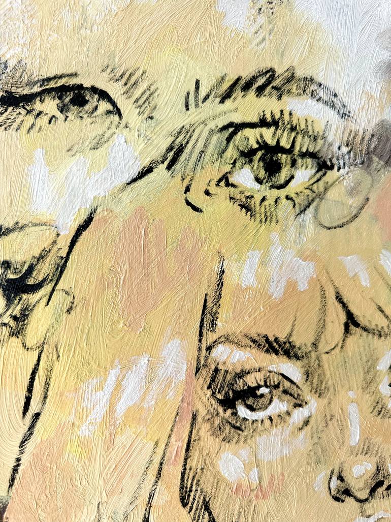 Original Portraiture People Painting by Marina Ogai