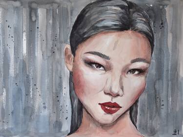 Print of Expressionism Portrait Paintings by Marina Ogai