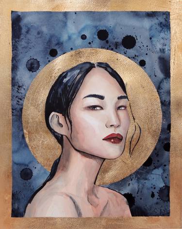 Print of Fine Art Portrait Paintings by Marina Ogai