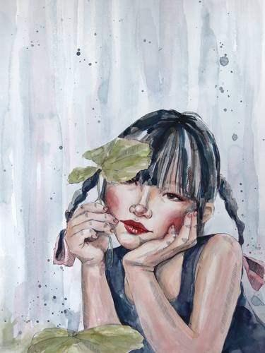 Print of Fine Art Portrait Paintings by Marina Ogai