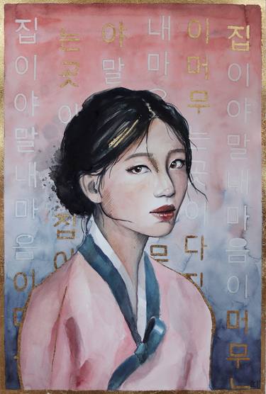 Print of Expressionism Portrait Paintings by Marina Ogai